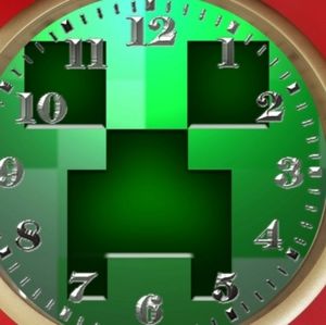 Creep minecraft clock